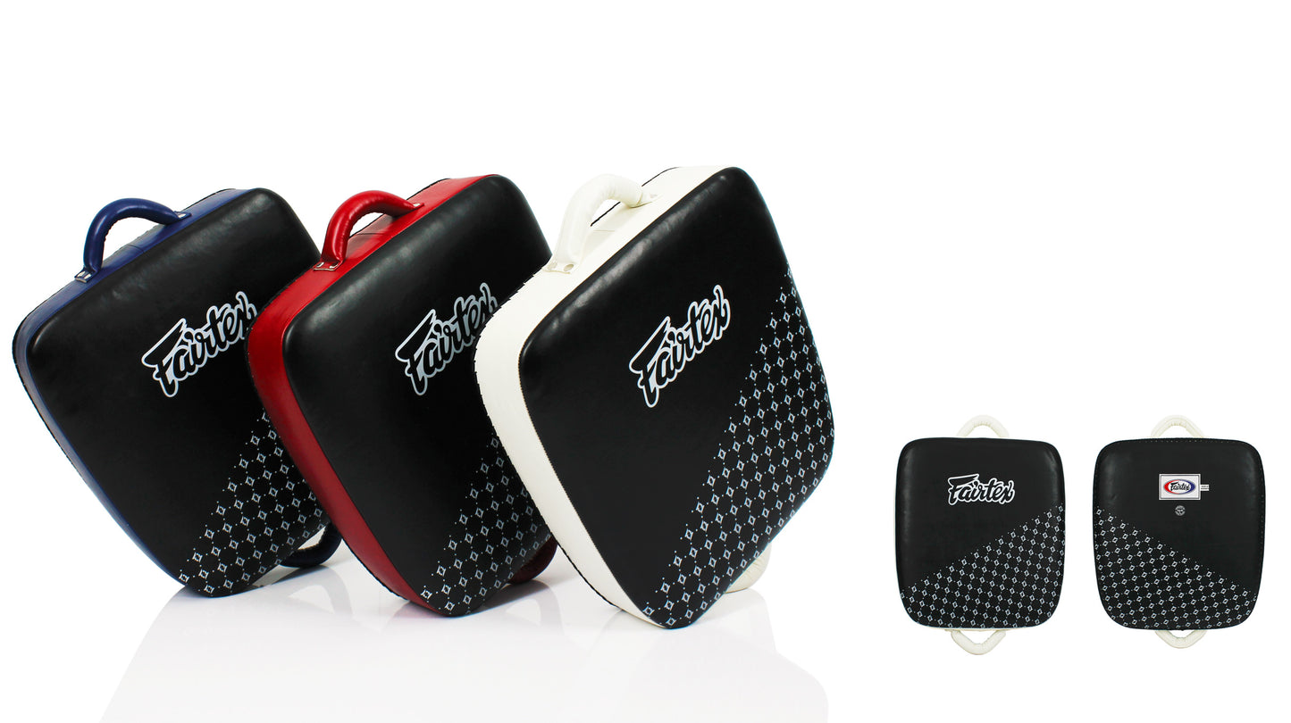 Fairtex LEG KICK PAD (Black / Red) - LKP1