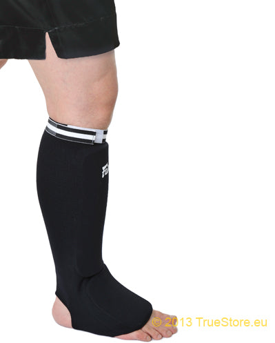 Fairtex COMPETITION Cotton SHIN PADS (Black) - SPE1
