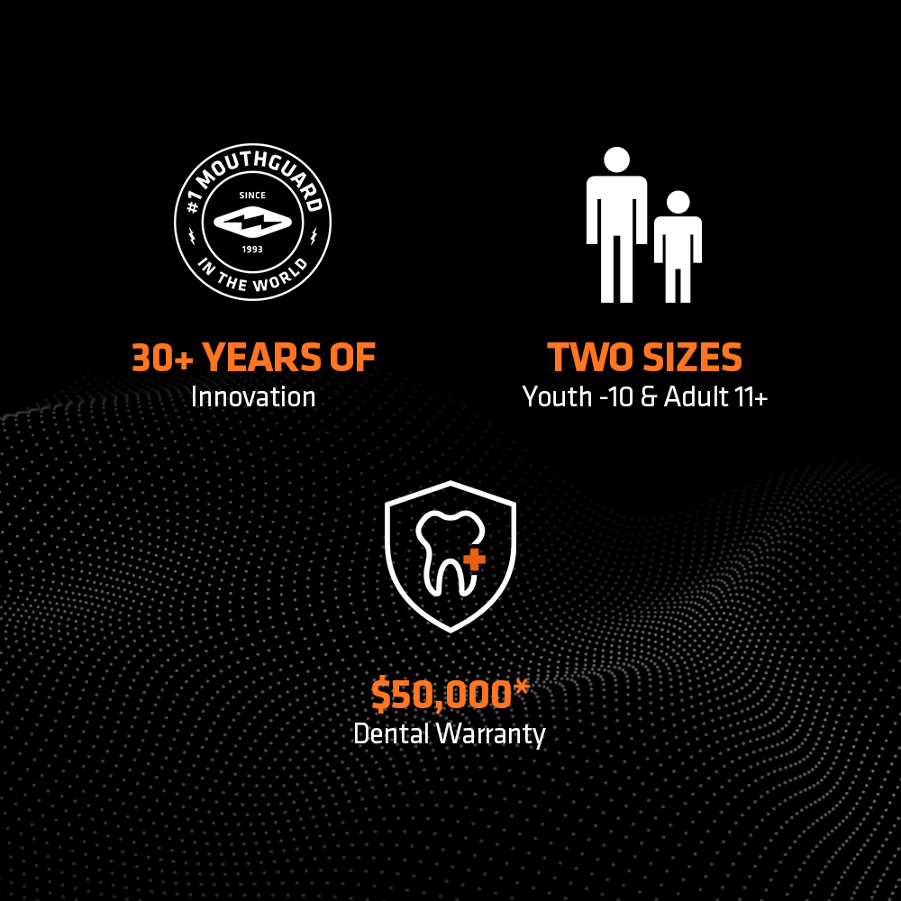 SHOCK DOCTOR - Mouthguard KIDS Nano Double (Black) - 6701BK