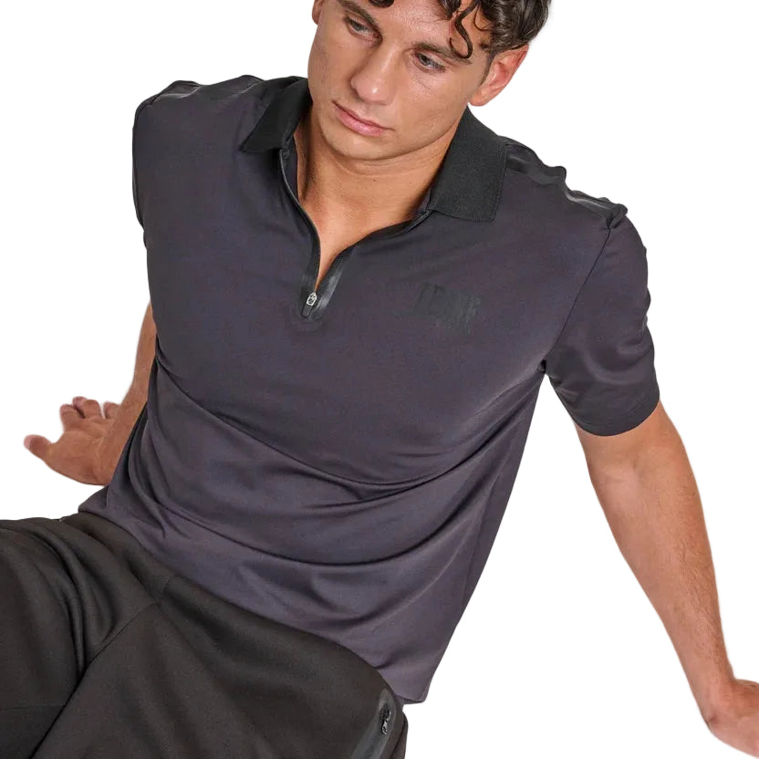 LEONE - BLACK LION T-SHIRT POLO - ABX331