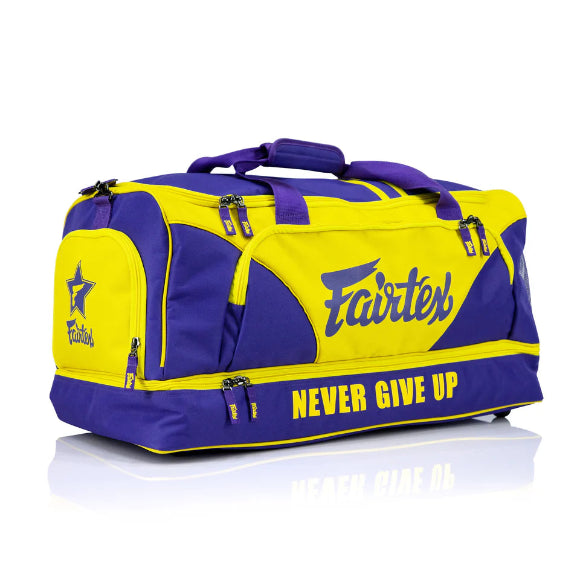 Fairtex GYM BAG (PURPLE / YELLOW) - BAG2