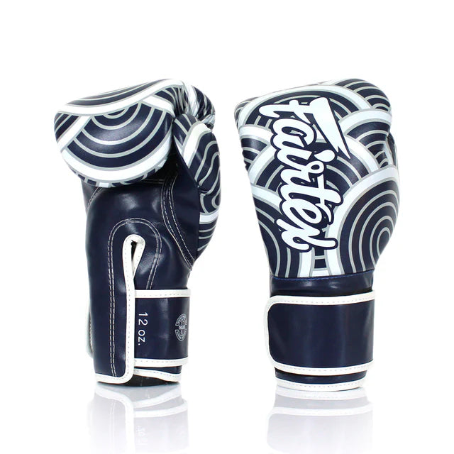 Fairtex MUAY THAI / BOXING GLOVES ART Collection (Blue / White) - BGV14