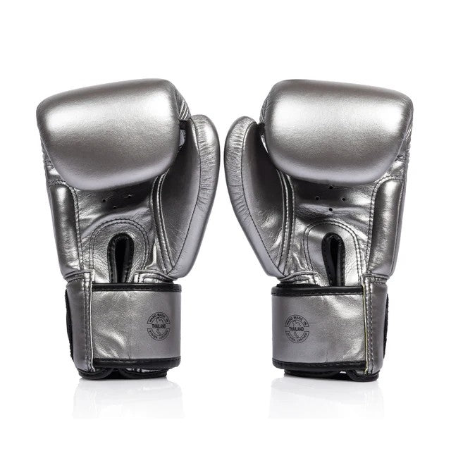 Fairtex BGV1C PLUS - "GUN METALLIC" MUAY THAI / BOXING GLOVES