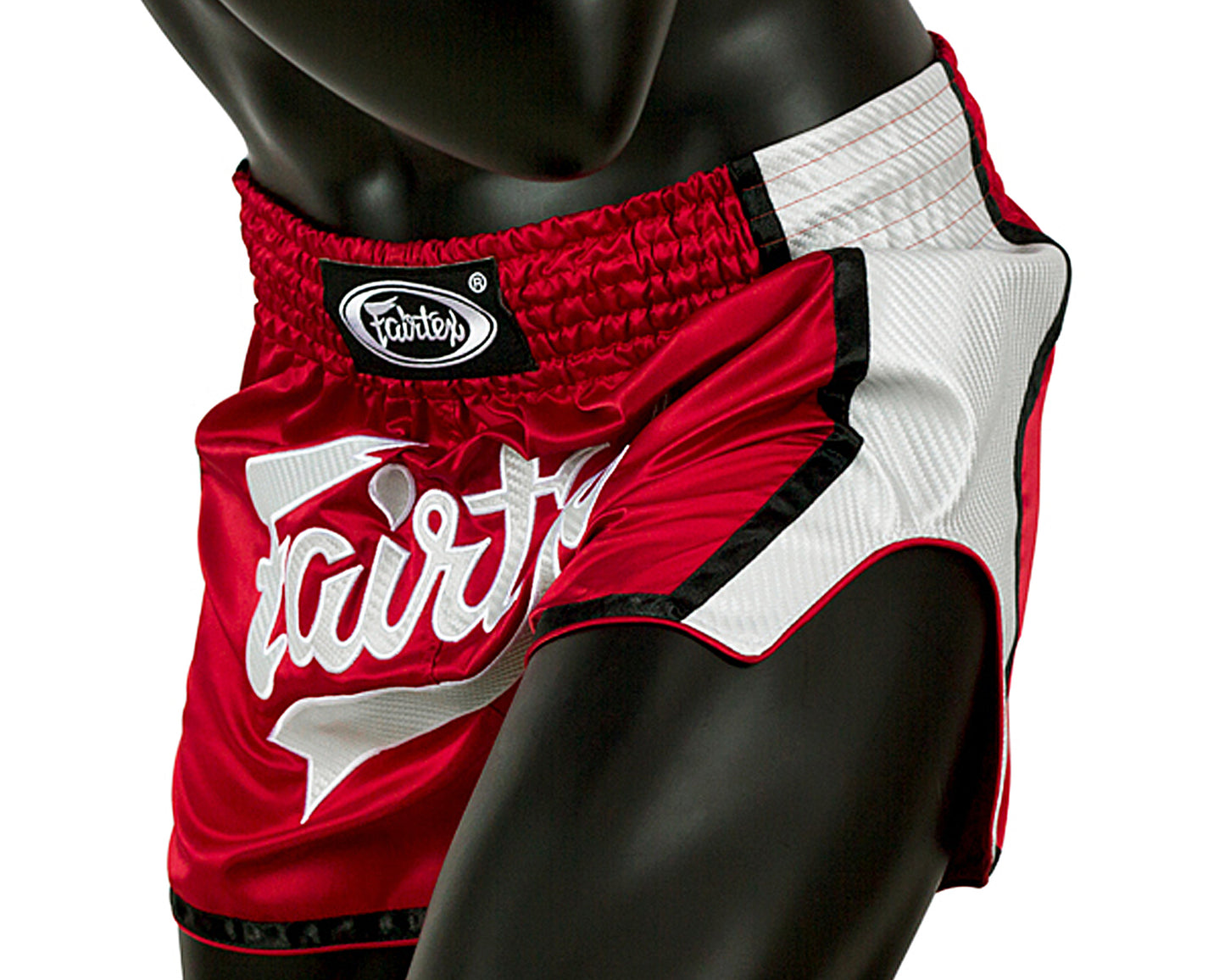 Fairtex MUAY THAI / BOXING SHORTS (Red White) - BS1704