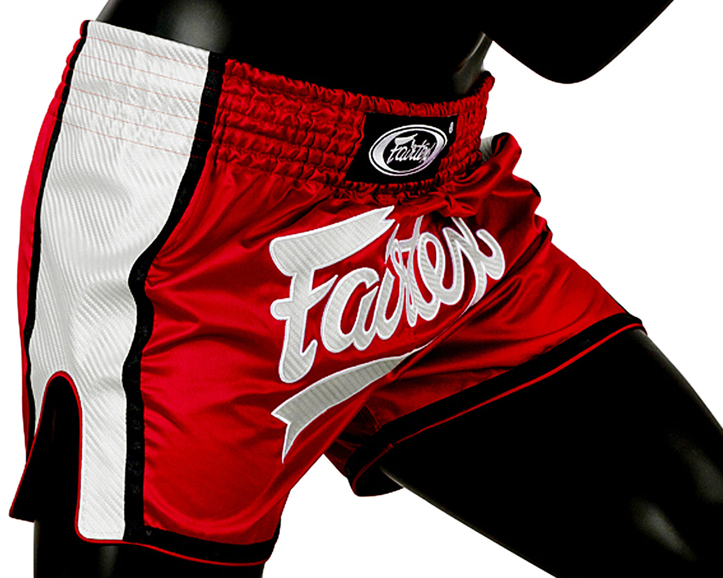 Fairtex MUAY THAI / BOXING SHORTS (Red White) - BS1704
