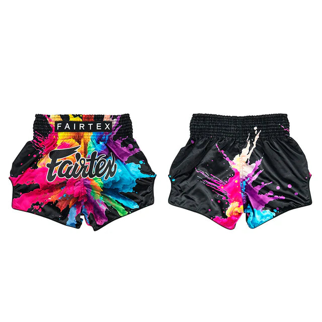 Fairtex MUAY THAI SHORTS (Black Funky Soul) - BS1940
