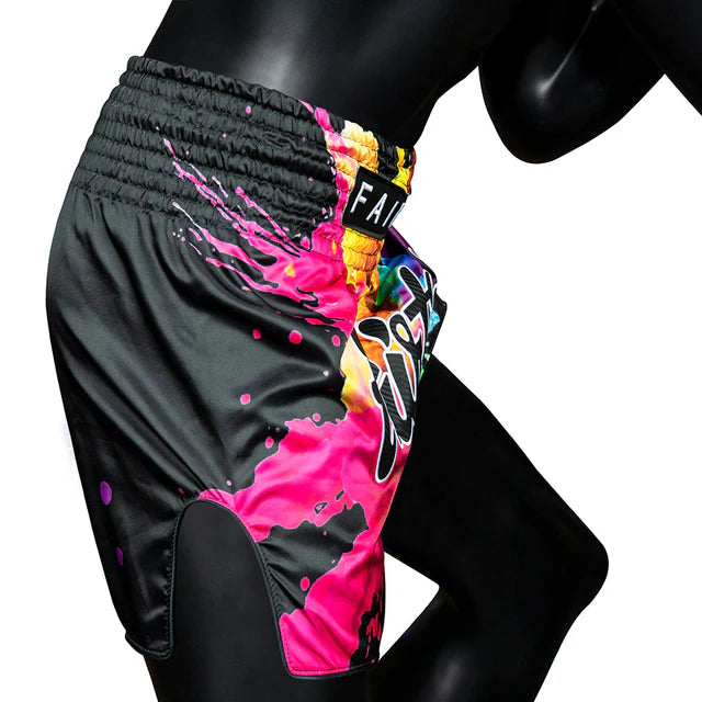 Fairtex MUAY THAI SHORTS (Black Funky Soul) - BS1940