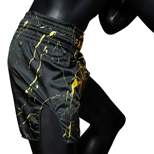 Fairtex MUAY THAI SHORTS (Black Marble) - BS1947