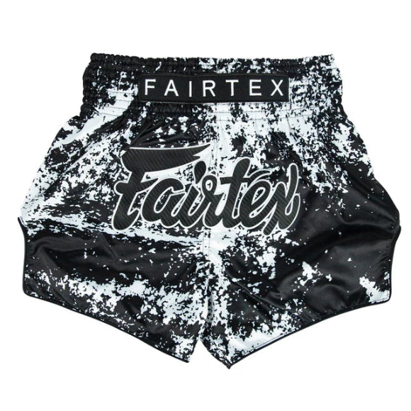 Fairtex MUAY THAI SHORTS (Grunge Black) - BS1949