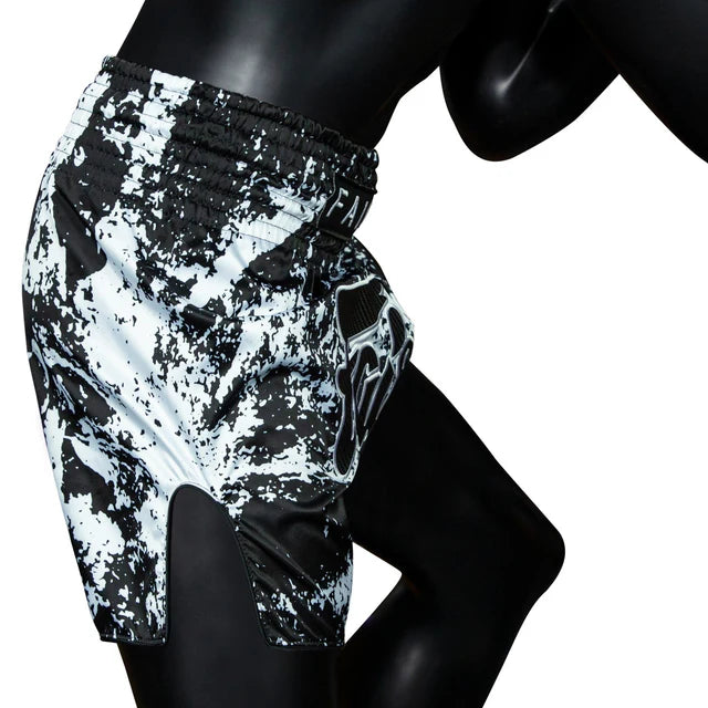 Fairtex MUAY THAI SHORTS (Grunge Black) - BS1949