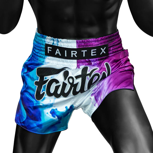 Fairtex MUAY THAI / BOXING SHORTS TECH HOUSE (White vibe) - BS19150