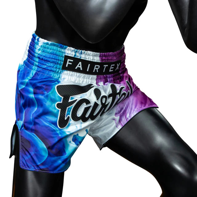 Fairtex MUAY THAI / BOXING SHORTS TECH HOUSE (White vibe) - BS19150