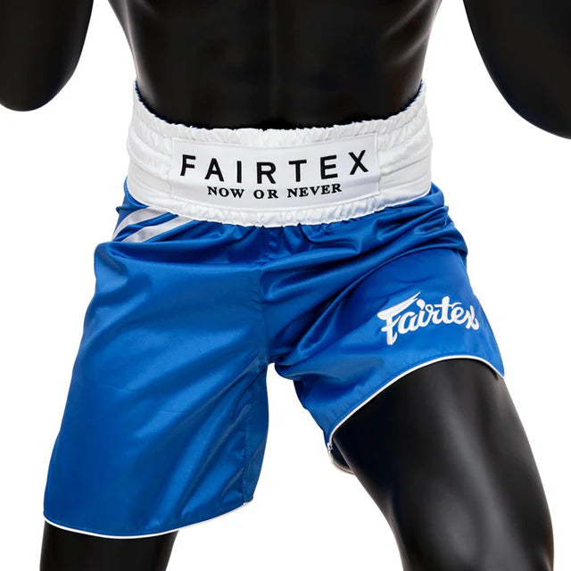 Fairtex BOXING TRUNKS "CLASSIC BLUE" - BT2009