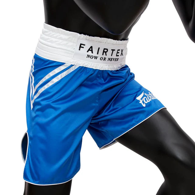 Fairtex BOXING TRUNKS "CLASSIC BLUE" - BT2009