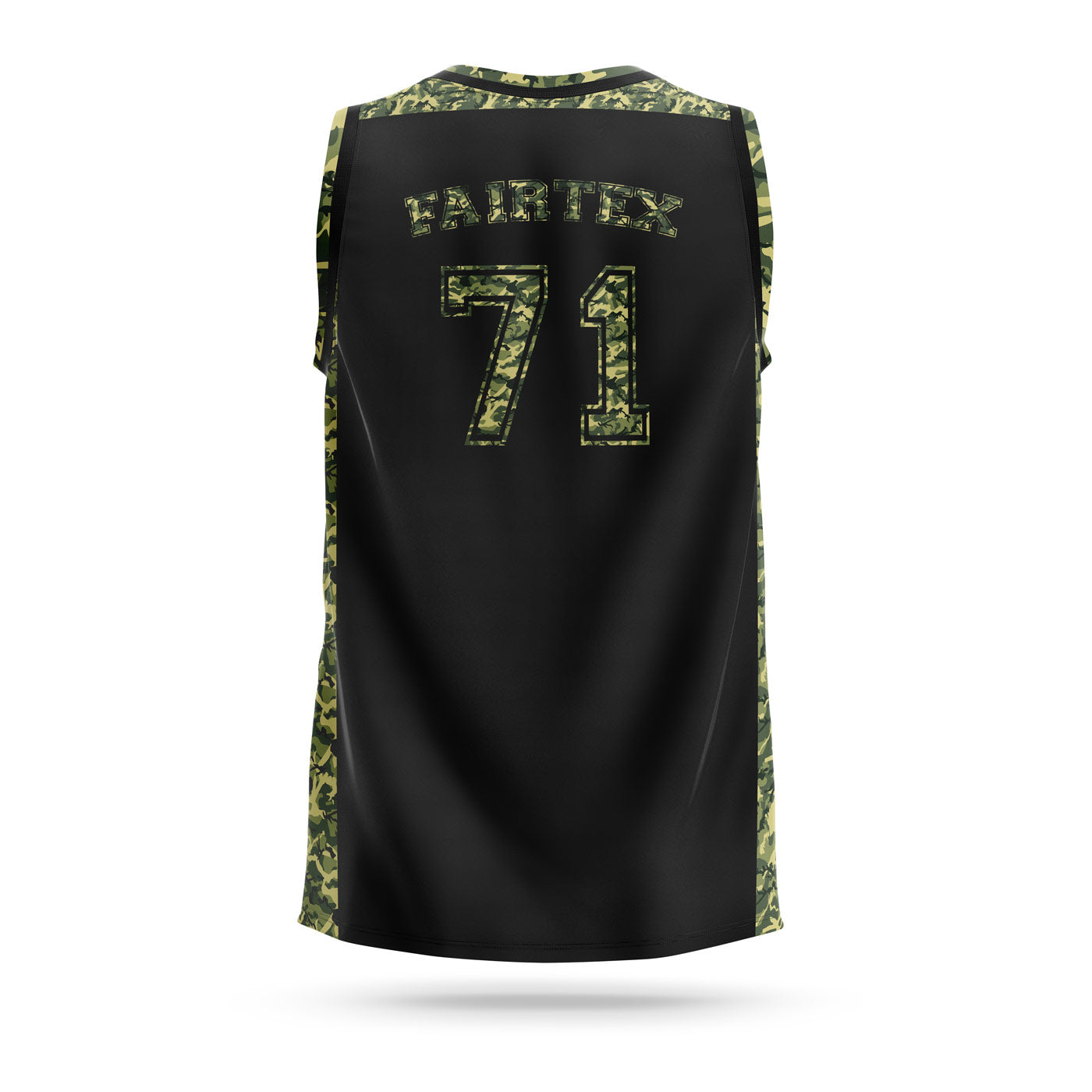 Fairtex JERSEY CAMOUFLAGE MUAYTHAI (Black) - JS11BK