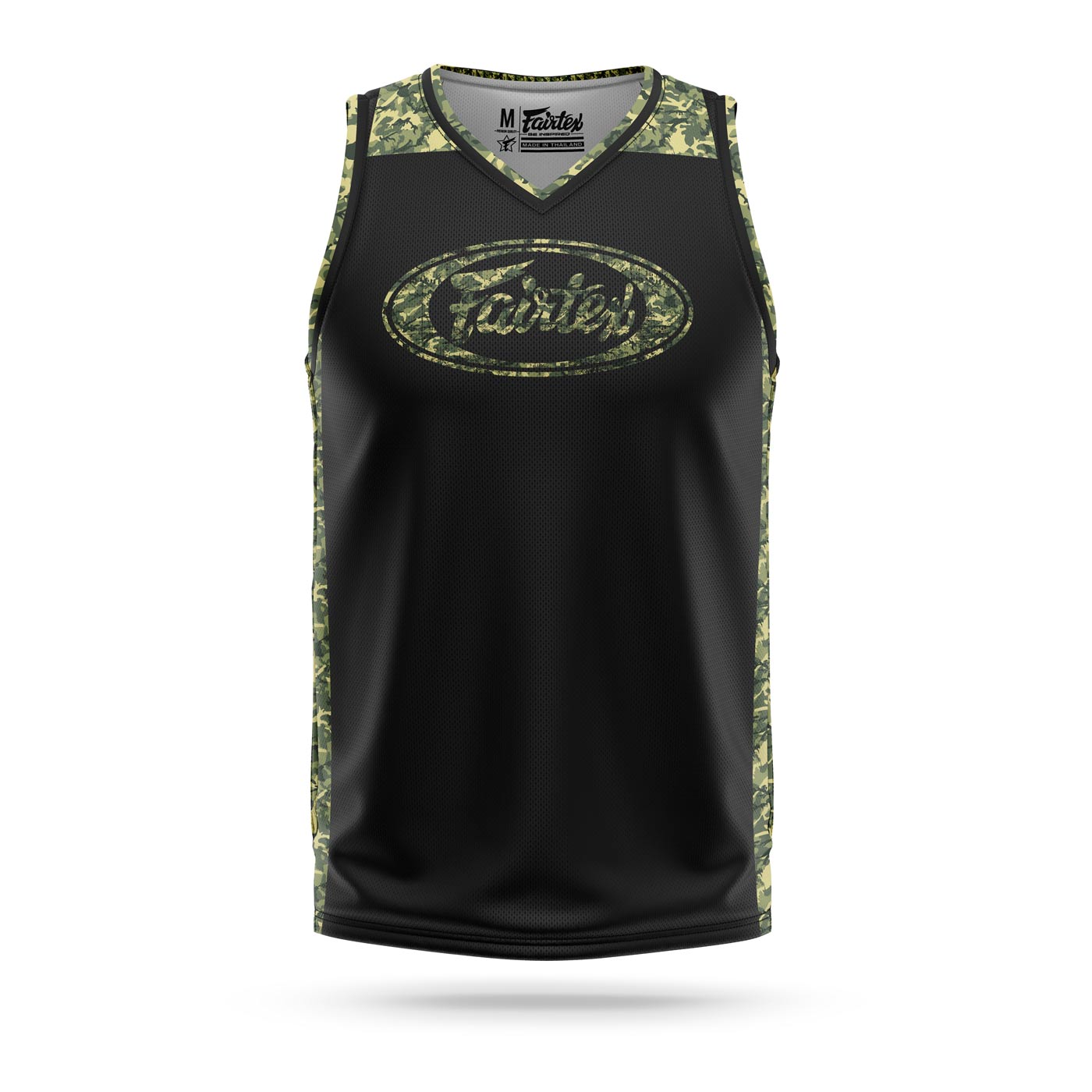 Fairtex JERSEY CAMOUFLAGE MUAYTHAI (Black) - JS11BK