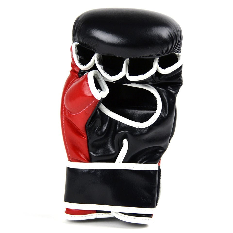 Fairtex MMA SUPER SPARRING GRAPPLING GLOVES (BLACK/RED) - FGV18