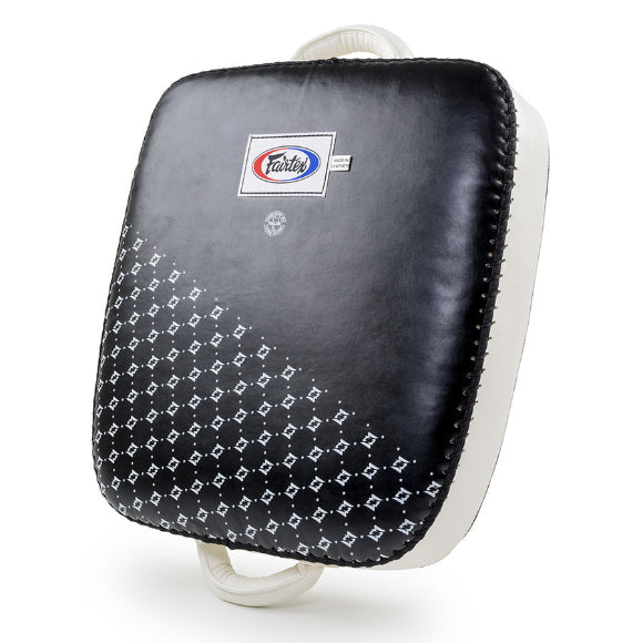 Fairtex LEG KICK PAD (Black / White) - LKP1