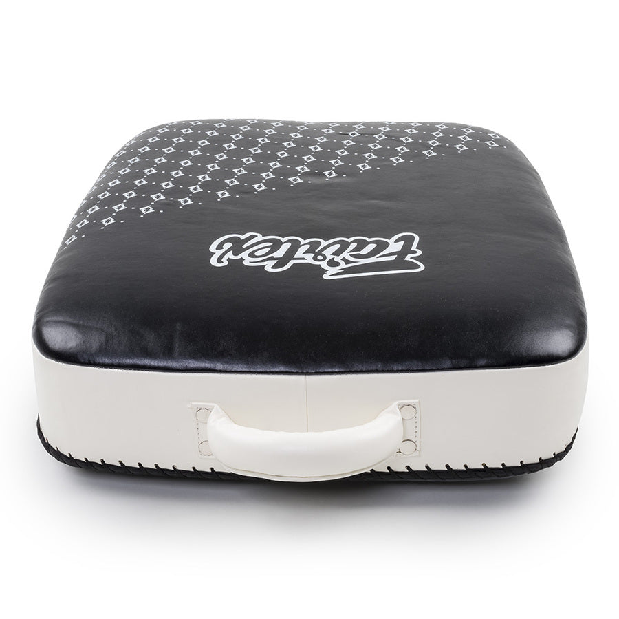 Fairtex LEG KICK PAD (Black / White) - LKP1