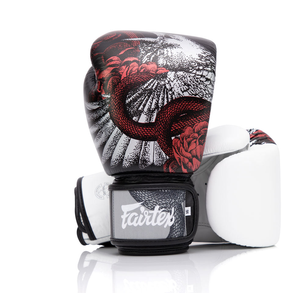 Fairtex BGV24 - BOXING GLOVES "The Beauty of Survival" Limited Edition / Genuine Leather