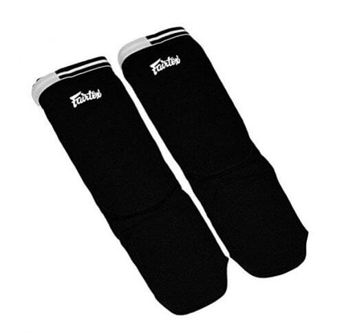 Fairtex COMPETITION Cotton SHIN PADS (Black) - SPE1