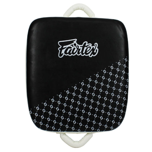 Fairtex LEG KICK PAD (Black / White) - LKP1