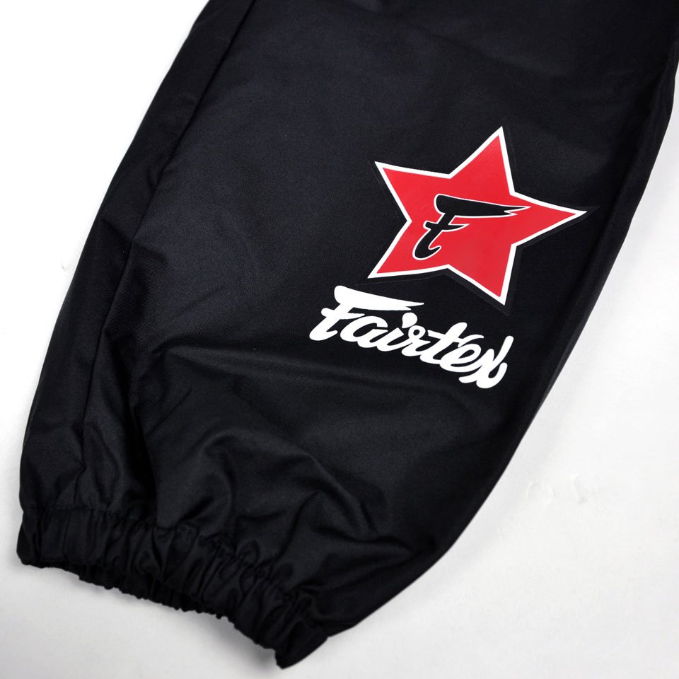 Fairtex VINYL SWEAT SUIT (Black) - VS2