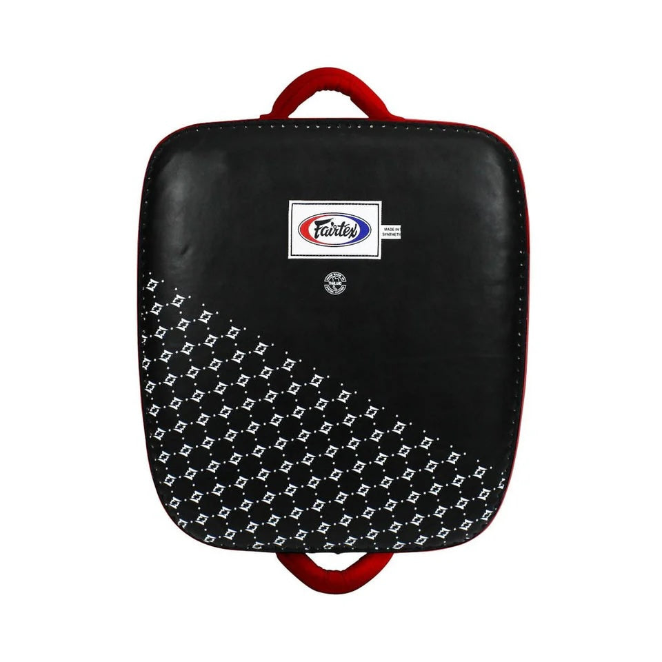 Fairtex LEG KICK PAD (Black / Red) - LKP1