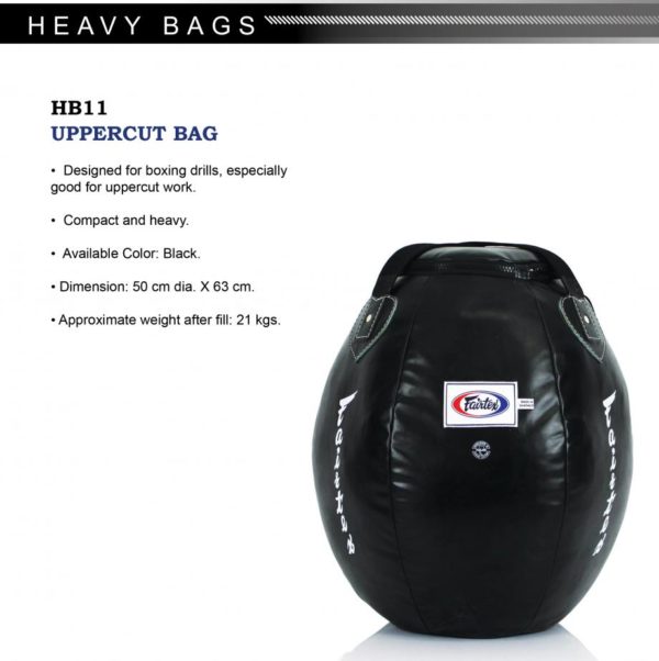 Fairtex SANDBAG UPPER CUT BOWL BAG - HB11
