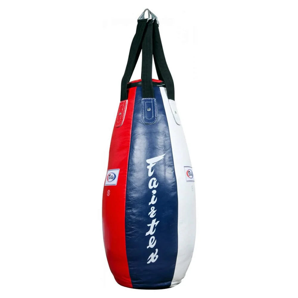 Fairtex LEATHER TEARDROP BAG (90cm) - HB4 (Unfilled)