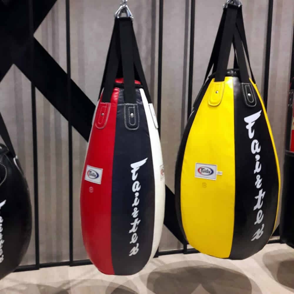 Fairtex LEATHER TEARDROP BAG (90cm) - HB4 (Unfilled)