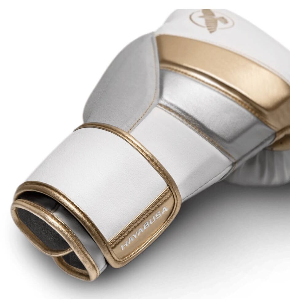HAYABUSA Gloves - T3 Boxing Gloves - White/Gold