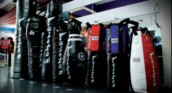 Fairtex HB2-LEATHER HEAVY BAG (90cm) (Red / Black)