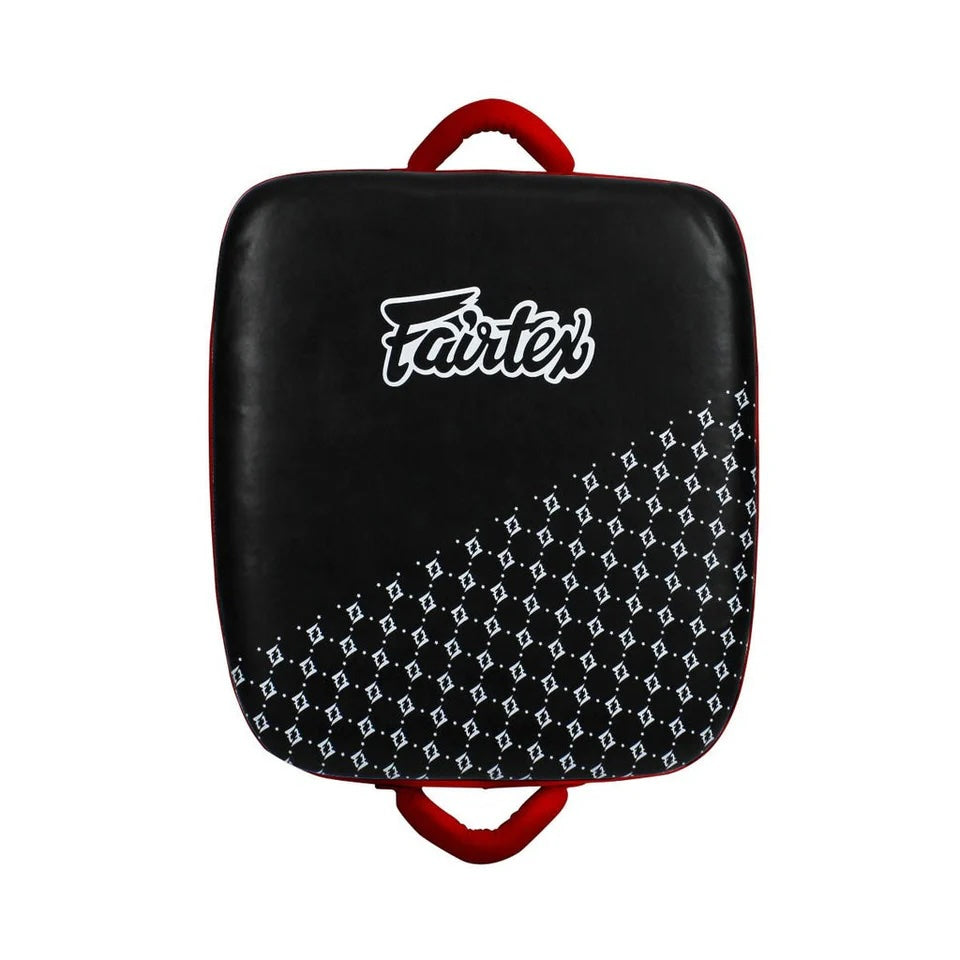 Fairtex LEG KICK PAD (Black / Red) - LKP1