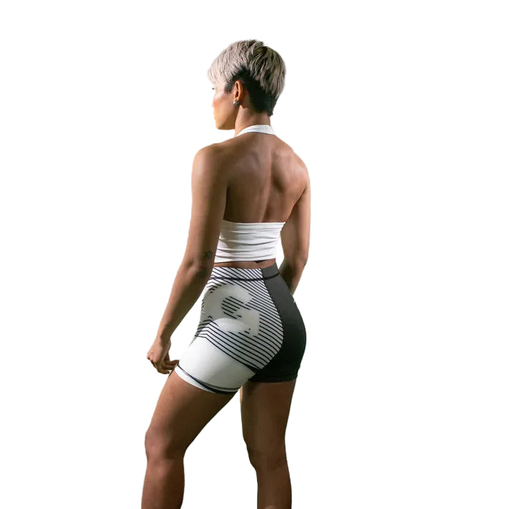 OG - Performance Stretch MMA Short Women - (Black/White)