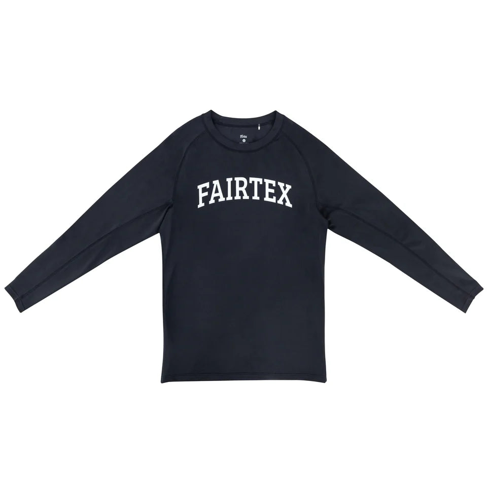 Fairtex LONG SLEEVE RASHGUARD (Black) - RG9