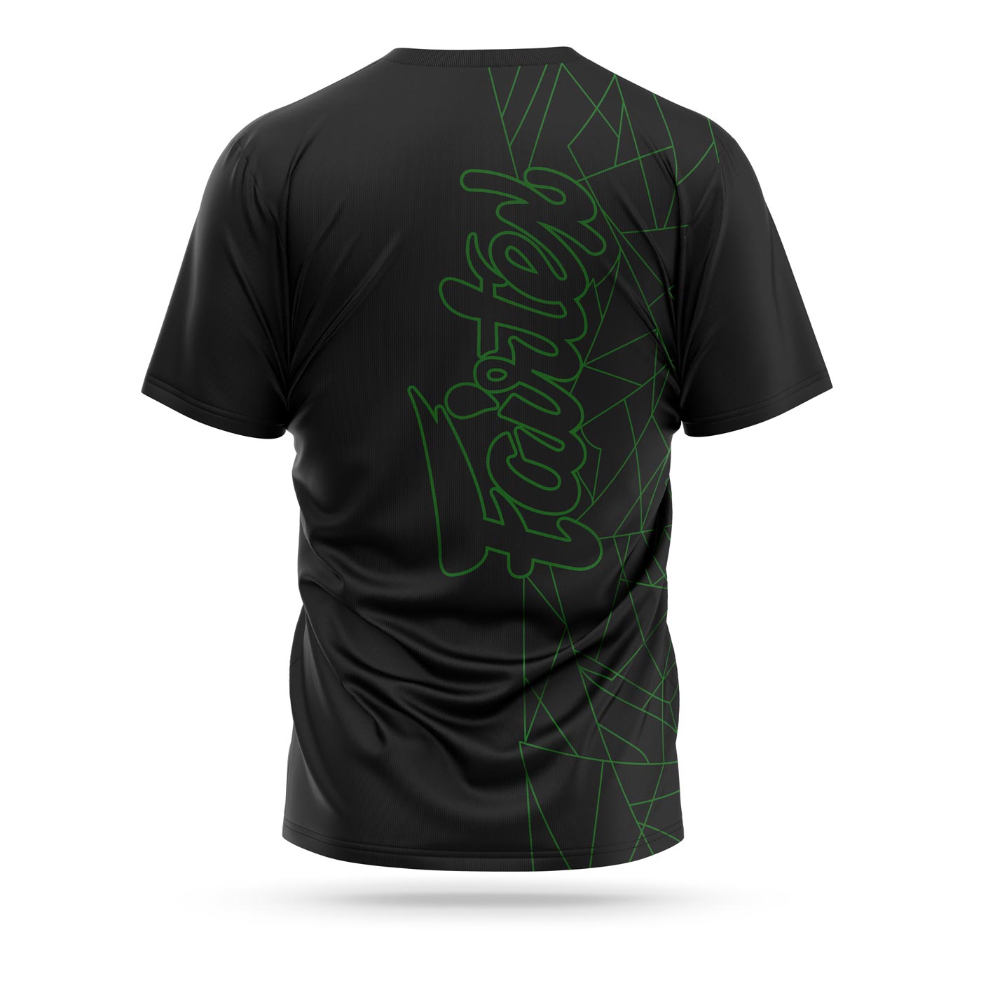 Fairtex T-SHIRT LAMBORGHINI SPORT (Black/Green) - TST174