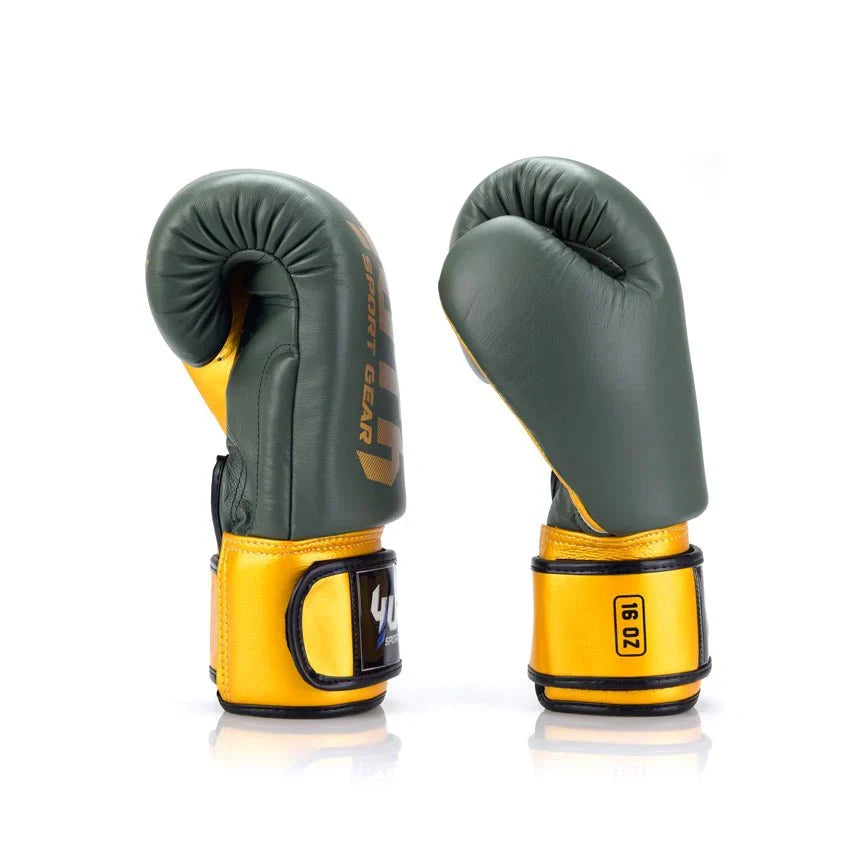YUTH - Gold Line - (Army Green/Gold)