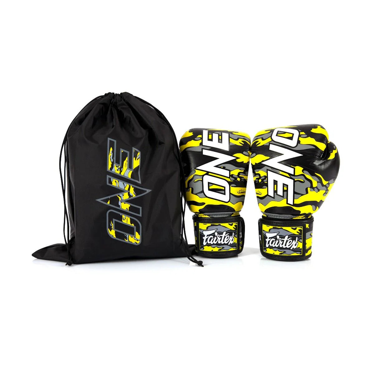 Fairtex BGV PREMIUM ONE - MUAY THAI / BOXING GLOVES ONE X "Sabotage" (Camouflage) / PREMIUM LEATHER