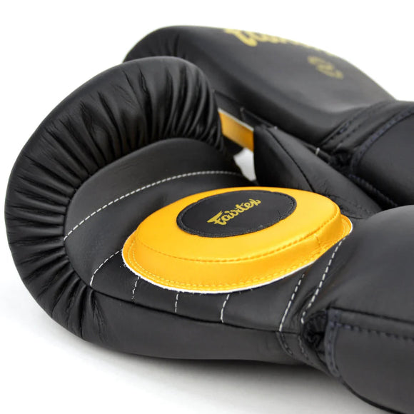 Fairtex COACH SPARRING GLOVES (BLACK / GOLD) - BGV13