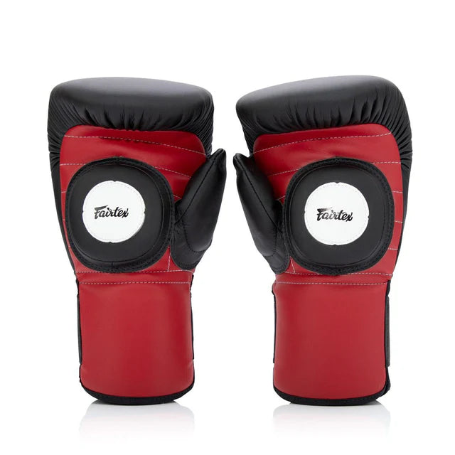 Fairtex COACH SPARRING GLOVES (BLACK / RED) - BGV13