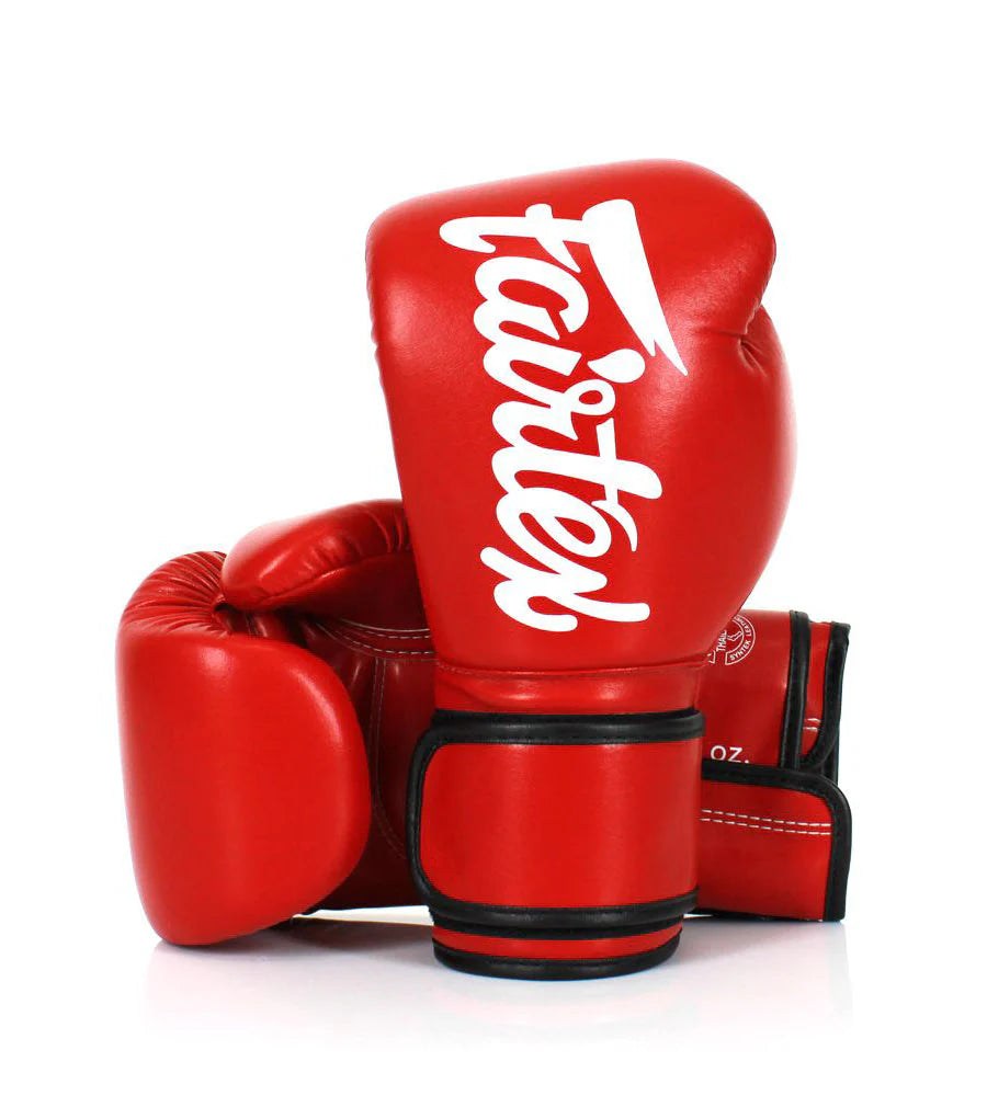 Fairtex MUAY THAI / BOXING GLOVES (RED) - BGV14