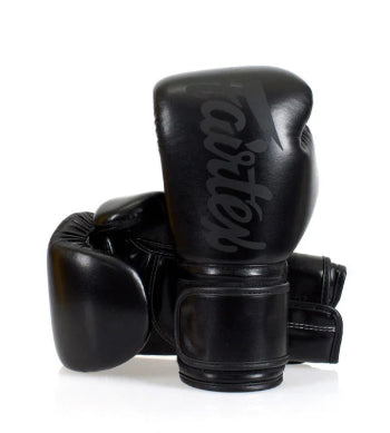 Fairtex BGV14SB-MUAY THAI / BOXING GLOVES (Solid Black)