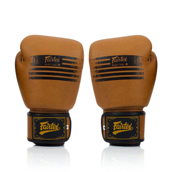 Fairtex "LEGACY" GENUINE BOXING GLOVES (Bronze) - BGV21
