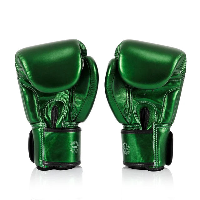 Fairtex MUAY THAI / BOXING GLOVES (METALLIC GREEN) - BGV22
