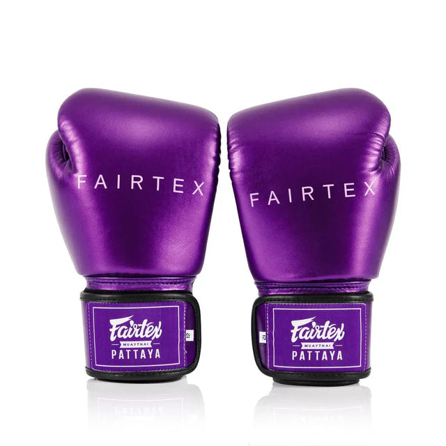 Fairtex MUAY THAI / BOXING GLOVES (METALLIC PURPLE) - BGV22