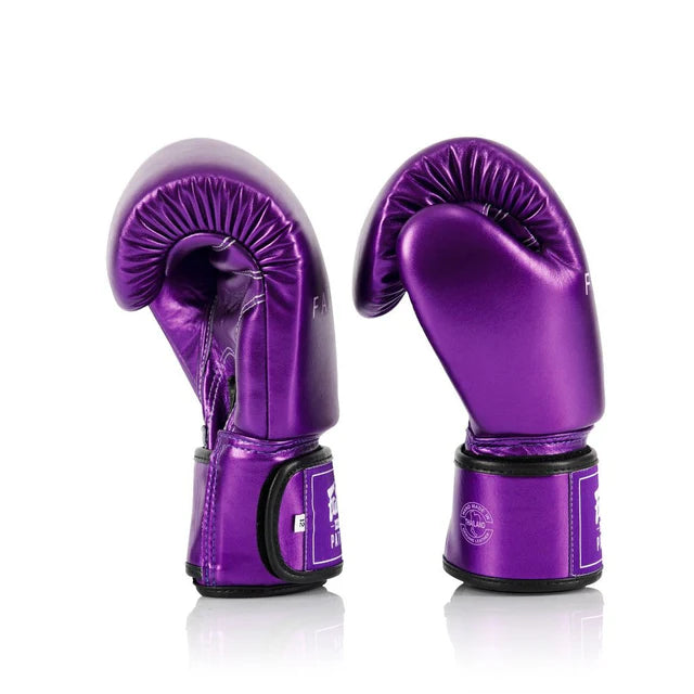 Fairtex MUAY THAI / BOXING GLOVES (METALLIC PURPLE) - BGV22