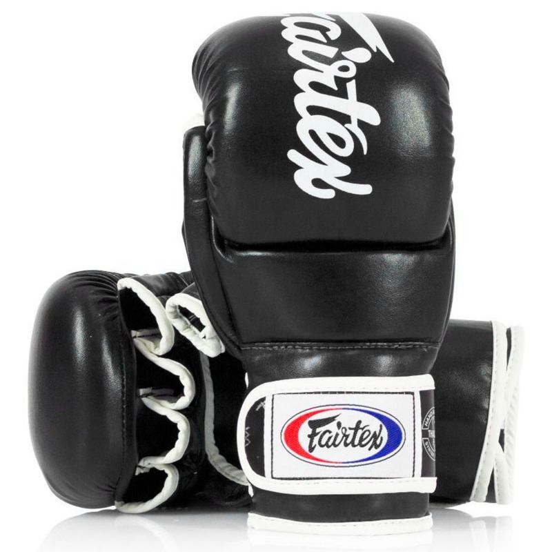 Fairtex MMA SUPER SPARRING GRAPPLING GLOVES (FULL BLACK) - FGV18