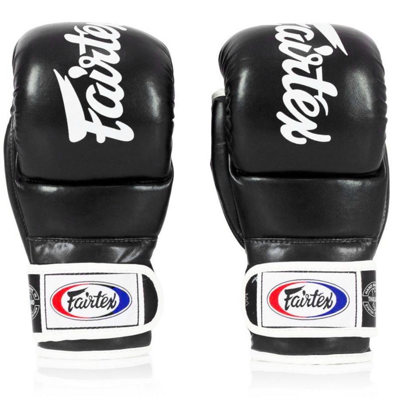 Fairtex MMA SUPER SPARRING GRAPPLING GLOVES (FULL BLACK) - FGV18