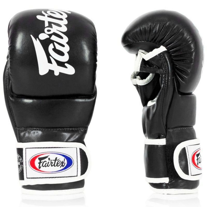Fairtex MMA SUPER SPARRING GRAPPLING GLOVES (FULL BLACK) - FGV18